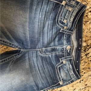 Miss Me High Rise Dark Blue Jeans